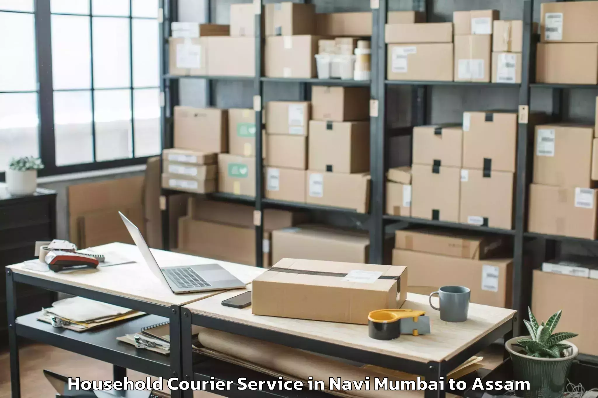 Get Navi Mumbai to Rangia Household Courier